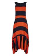 *roman Originals Orange And Black Stripe Jersey Dress