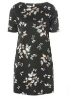 Dorothy Perkins *billie & Blossom Petite Black Butterfly Print Dress