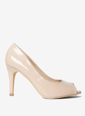 Dorothy Perkins Nude 'clover' Court Shoes