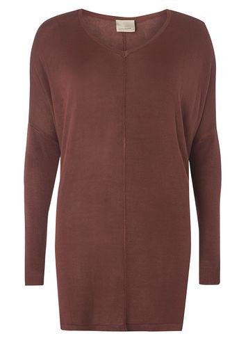 Dorothy Perkins *vero Moda Burgundy Fine Knit Top
