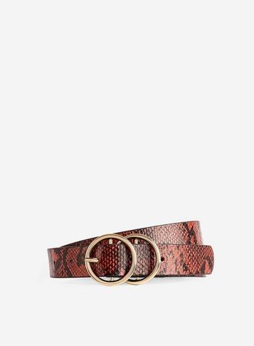 Dorothy Perkins Orange Double Circle Belt