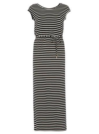 Dorothy Perkins Stripe V Back Maxi Dress