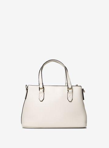 Dorothy Perkins White Mini Trapeze Tote Bag