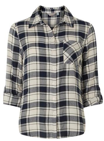 Dorothy Perkins Petite Multi Colour Checked Shirt