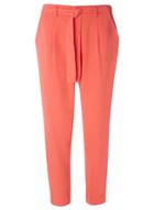 Dorothy Perkins Coral Tie Waist Trousers