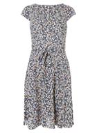 Dorothy Perkins *billie & Blossom Multi Coloured Soft Belt Viscose Skater Dress