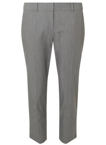Dorothy Perkins Petite Grey 'naples' Ankle Grazer Tapered Leg Trousers