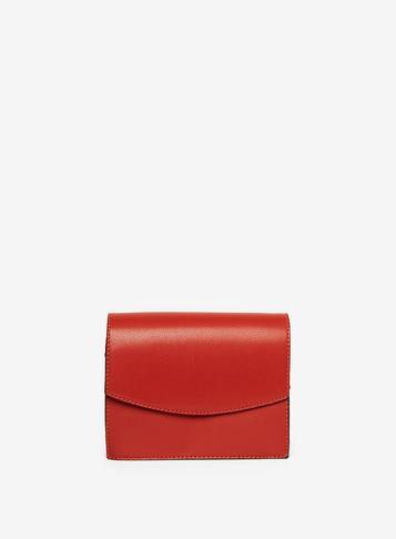 Dorothy Perkins *pieces Red 'freja' Boxy Cross Body Bag