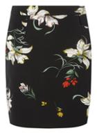 Dorothy Perkins Black Multi Floral Print Mini Skirt