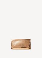 Dorothy Perkins Rose Gold Metal Bar Clutch Bag
