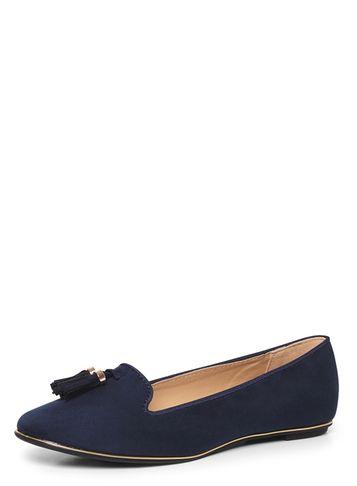 Dorothy Perkins Navy 'heston' Tassel Slipper Pumps
