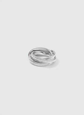Dorothy Perkins Silver Glitter Multi Band Ring