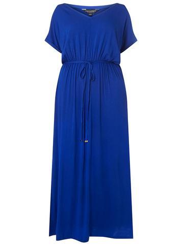 Dorothy Perkins Dp Curve Cobalt Jersey Maxi Dress
