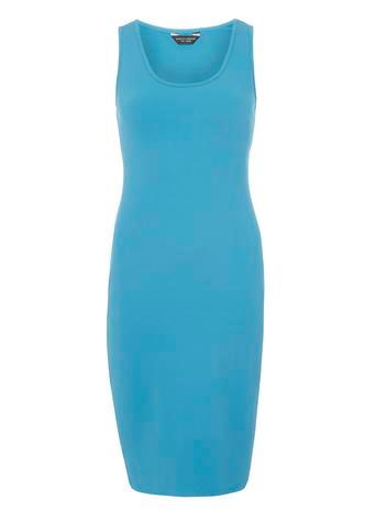 Dorothy Perkins Blue Scoop Neck Bodycon