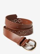 Dorothy Perkins Tan Punch Out Belt