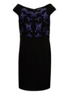 Dorothy Perkins *little Mistress Curve Cobalt Floral Dress