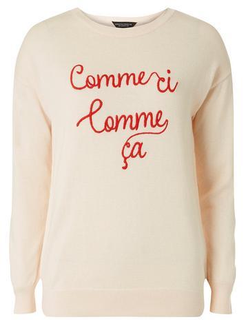 Dorothy Perkins Blush Comme Ci Comme Ca Motif Jumper