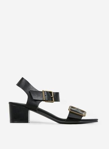 Dorothy Perkins Black Stefani Heeled Sandals