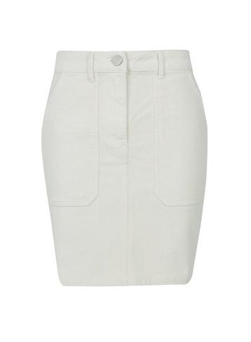 Dorothy Perkins White Cord Skirt