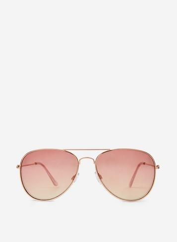 Dorothy Perkins Rose Gold Sunglasses