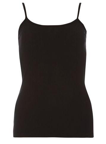 Dorothy Perkins Black Ribbed Cami Top