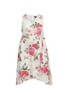 *billie & Blossom Curve Grey Bloom Print Midi Dress