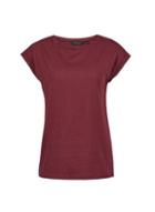 Dorothy Perkins Berry Red Roll Sleeve T-shirt
