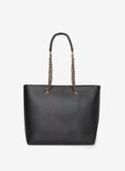 Dorothy Perkins Black Chain Handle Shopper Bag