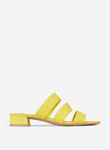 Dorothy Perkins Yellow Stormy Multi Strap Mules