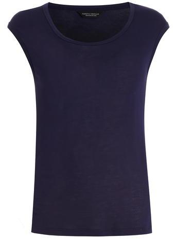 Dorothy Perkins Navy Scoop Neck Tank Top