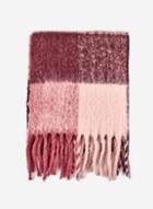 Dorothy Perkins Pink Brushed Check Scarf