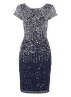 *roman Originals Midnight Blue Sequin Embellished Shift Dress