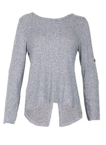 Dorothy Perkins *izabel London Blue Long Sleeve Top