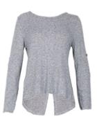 Dorothy Perkins *izabel London Blue Long Sleeve Top