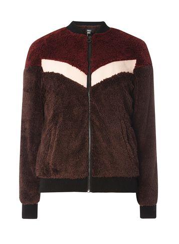 Dorothy Perkins *first & I Fluffy Bomber Jacket