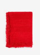 Dorothy Perkins Red Plain Textured Scarf
