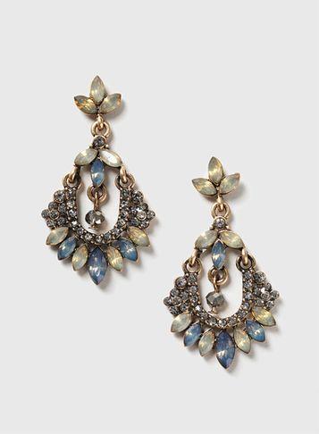 Dorothy Perkins Stone Set Drop Earrings