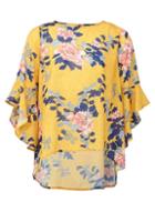 *izabel London Multi Colour Frill Sleeve Blouse