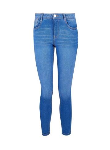 Dorothy Perkins Petite Blue 'harper' Skinny Jeans