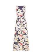 *billie & Blossom Rose Floral Print Wrap Hem Dress