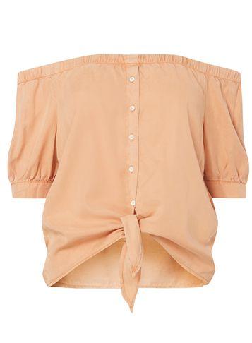 Dorothy Perkins *noisy May Coral Bardot Shirt