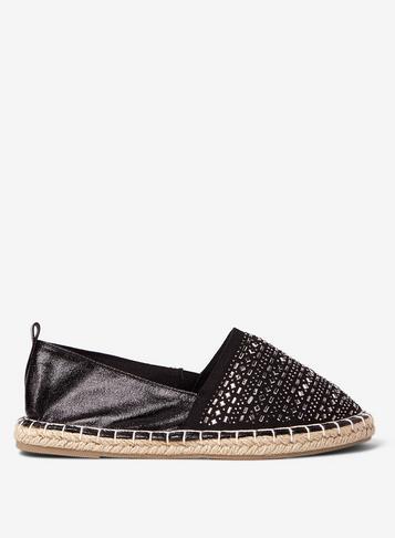Dorothy Perkins Wide Fit Black Chloe Espadrilles