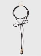 Dorothy Perkins Bow Wrap Choker Necklace