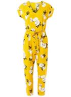 Dorothy Perkins Petite Yellow Floral Print Jumpsuit