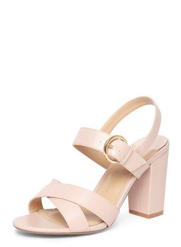 Dorothy Perkins Wide Fit Nude 'starburst' Sandals