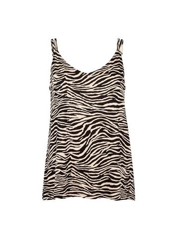 Dorothy Perkins Black Zebra Print Swing Camisole Vest