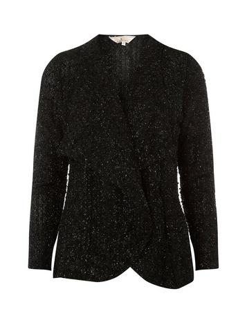 *billie & Blossom Black Waterfall Cardigan