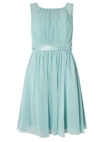 Dorothy Perkins *showcase Green Thyme 'beth' Prom Dress