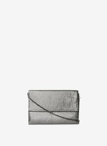 Dorothy Perkins Pewter Chainmail Cross Body Bag