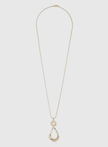 Dorothy Perkins Gold Grecian Swirl Necklace